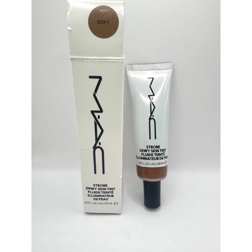 MAC Strobe Dewy Skin Tint Deep 3 NIB